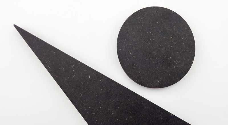 Le MDF noir 12mm 