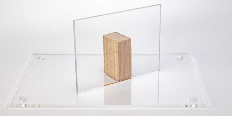 Plaque plexiglass transparent sans impression